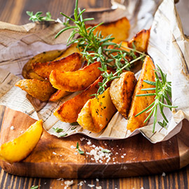 Al cocinar papas fritas o asadas Al cocinar papas fritas o asadas