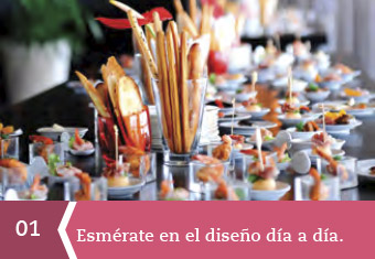 La presentación de los platillos es clave. La presentación de los platillos es clave.